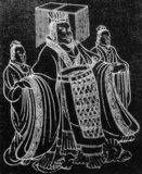 Emperor Wu of Han (pinyin: Hànwǔdì; Wade–Giles: Wu Ti), (156 –29 March, 87 BCE), personal name Liu Che, was the seventh emperor of the Han Dynasty of China, ruling from 141 to 87 BEC. Emperor Wu is best remembered for the vast territorial expansion that occurred under his reign, as well as the strong and centralized Confucian state he organized.<br/><br/>

He is cited in Chinese history as the greatest emperor of the Han dynasty and one of the greatest emperors in Chinese history. Emperor Wu's effective governance made the Han Dynasty one of the most powerful nations in the world.<br/><br/>

As a military campaigner, Emperor Wu led Han China through its greatest expansion — at its height, the Empire's borders spanned from modern Kyrgyzstan in the west, to Korea in the northeast, and to northern Vietnam in the south. Emperor Wu successfully repelled the nomadic Xiongnu from systematically raiding northern China and dispatched his envoy Zhang Qian in 139 BC to seek an alliance with the Yuezhi of modern Uzbekistan.<br/><br/>

This resulted in further missions to Central Asia. Although historical records do not describe him as a follower of Buddhism, exchanges probably occurred as a consequence of these embassies, and there are suggestions that he received Buddhist statues from central Asia, as depicted in Mogao Caves murals.