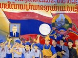 Kaysone Phomvihane (December 13, 1920 — November 21, 1992) was the leader of the Lao People's Revolutionary Party from 1955. He served as the first Prime Minister of the Lao People's Democratic Republic from 1975 to 1991 and then as President from 1991 until his death in 1992.<br/><br/>

Socialist realism is a style of realistic art which was developed in the Soviet Union and became a dominant style in other communist countries. Socialist realism is a teleologically-oriented style having its purpose the furtherance of the goals of socialism and communism. Although related, it should not be confused with social realism, a type of art that realistically depicts subjects of social concern. Unlike social realism, socialist realism often glorifies the roles of the poor.